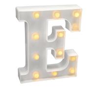 JANDEI Lettere LED Numeri Luminosi Figura a Cuore 22cm con Luce Calda per