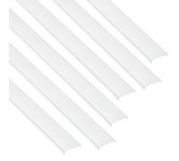 Jandei -Pack Diffusori Colore Bianco Latteo per Profili Alluminio, Illuminazione a Strisce Led per Interni IP20. Dimensioni: 13,5 mm x 4,2 mm x 11,5 mm - 6 x 1 metro