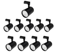 Faretto LED COB JANDEI per binario monofase 30W 220V Nero Distribuzione uniforme