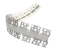 Jandei Profilo flessibile 3 metri per integrazione di strisce LED fino a 15 mm di larghezza su superfici in gesso o cartongesso, realizzato in alluminio grigio. Include diffusore in silicone