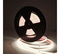 Jandei - Striscia LED autortificata 220 V 10 W 600 LED, tagliabile e adesiva, larghezza PCB 8 mm, chip SMD2835, connettore 2 m. IP65 per illuminazione e decorazione di esterni, rotolo 5 m (6000 K)