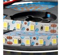 Jandei Striscia Led Formato Zig Zag 24VDC, Potenza 9W, 600 Led per Bobina di 5 metri. Base adesiva, taglio ogni 5 cm, larghezza 6 mm, IP20 per interni. Luce bianca fredda 6000 K