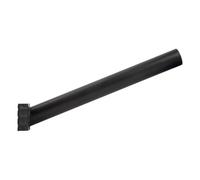 Jandei - Supporto da parete nero per lampione a LED realizzato in acciaio, lunghezza 45 cm, diametro 47 mm, adatto per esterni. Include viti per il fissaggio