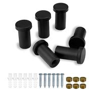 JANDH Ganci Accappatoio Bagno, 6 Pezzi Appendi Accappatoio Bagno 36 mm, Ganci Appendiabiti da Parete con Viti di Fissaggio, per Appendere Abiti e Oggetti Quotidiani in Cucina e in Camera da Letto