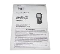Jandy Aqualink Rs Pda - Piscina Digitale Assistente Installazione Manuale