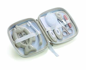 Jane 040218C01 Set d'Igiene con Beauty Case, Grigio