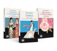 Jane Austen, Bundle 3 Libri: Orgoglio e Pregiudizio, Emma, Ragione e Sentimento - Edizioni Integrali - Grandi Classici della Letteratura Inglese