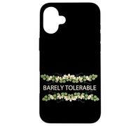 Jane Austen Floral a malapena tollerabile Custodia per iPhone 16 Plus