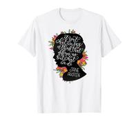 Jane Austen - Maglietta vintage con citazione letteraria per fan del club Maglietta