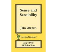 Jane Austen Marc Ca Sense and Sensibility (Cactus Classics Large Pr (Tascabile)