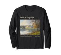 Jane Austen Pemberley 250 ° Anniversario Orgoglio e pregiudizio Maglia a Manica