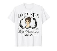 Jane Austen Pemberley 250 ° anniversario Orgoglio e pregiudizio Maglietta
