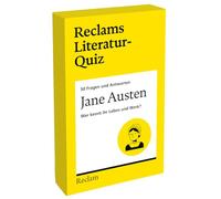 Jane Austen. Wer kennt ihr Leben und Werk? 50 Fragen und Antworten: [Reclams Literatur-Quiz] - Das Ratespiel für Austen-Fans - 54 Karten in einer Quizbox (7 x 11 cm) / 14-99 Jahren / Erwachsene