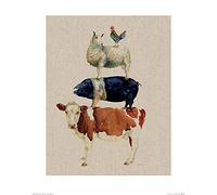 Jane Bannon Arte Stampe, Multicolore, 40 x 50 cm