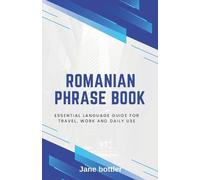 Jane Bottler Romanian phrase book (Tascabile)
