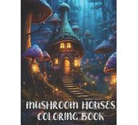 Jane Burks Mushroom Houses Coloring Book (Tascabile)