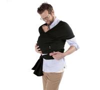 Jané Cocoon, Fascia Avvolgente, Neonati Prematuri, Ergonomico, Fino a 20 kg, 5 Metri Lungo, Morbido e Fresco, Nero