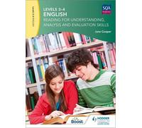 Jane Cooper Levels 3-4 English: Reading for Understanding, Analysis (Tascabile)