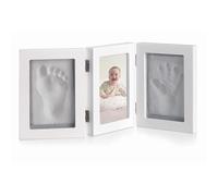 Jané Cornice Foto Impronta Mano Piede Include Pasta Da Modellare, Asciugato In 24 Ore, Bianco, 2 x 21 x 70 cm