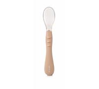 Jané cucchiaio di silicone, set da 3, a partire da 4 mesi, cucchiaio di apprendimento, silicone morbido, lavabile in lavastoviglie