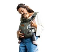 Jané Dual, Marsupio Porta Bebè Neonato, Zaino per Bebè Ergonomico, dalla Nascita fino a 15 kg, 3 Posizioni, Traspirante e Imbottita, Verde