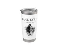 Jane Eyre Charlotte Bronte - Coperchio anteriore Bicchiere termico in acciaio inox doppia parete