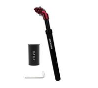 Jane Eyre Reggisella a Molla di Alta qualità, Diametro 27,2, 30,8 o 31,6 mm, reggisella a Molla con Lunghezza 350 mm, per Bici da Trekking, elettriche, MTB e City Bike (Rosso 30,8 mm)