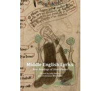 Jane Griffiths Middle English Lyrics (Tascabile)