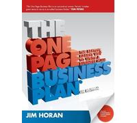 Jane Horan The One Page Business Plan (Tascabile)