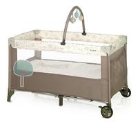 Jane Lettino Culla Neonato da Campeggio, Viaggio, Portatile con Materasso 0-3 Anni colore avana Duo Level