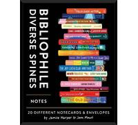 Jane Mount Jamise Harper Bibliophile Diverse Spines Notes (Cards) Bibliophile