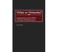 Jane O'Dea Virtue or Virtuosity? (Copertina rigida)