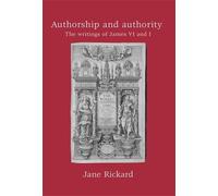 Jane Rickard Authorship and Authority (Copertina rigida)
