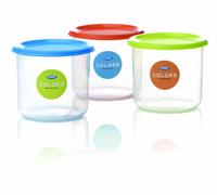 Jané Set di 3 Bowls, per Microonde, Congelatore e Lavastoviglie, Senza BPA