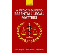 Jane Sturgess A Medic's Guide to Essential Legal Matters (Tascabile)