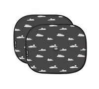 Jané Tendina parasole, 2 unità, pieghevole, double-face, ventosa, universale, auto