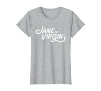 Jane The Virgin Logo Maglietta, Donna, Grigio Melange, S