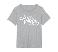 Jane The Virgin Logo Maglietta, Donna Plus-Size, Grigio Melange, 1X