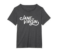 Jane The Virgin Logo Maglietta, Donna Plus-Size, Grigio Scuro, 4X