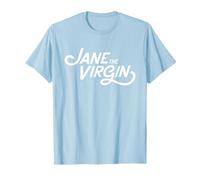 Jane The Virgin Logo Maglietta, Uomo, Celeste, M