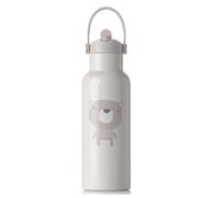 Jané Thermos Liquidi Neonato, Bevande 12 Ore Calde e 24 Ore Fredde, Acciaio Inox, 500 ml, Senza BPA, Beige