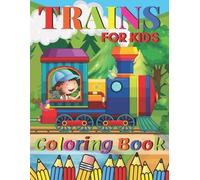 Jane Tomson Trains Coloring Book (Tascabile)