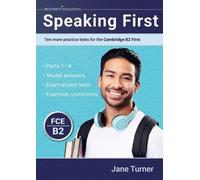 Jane Turner Speaking First (Tascabile)