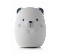 Jané Yum Bear Big Luce Notturna Bambino, Lampada Portatile, USB Ricaricabile, 9 Colori, Touch, Silicone Morbido, Orsetto