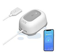JaneEyre Rilevatore di perdite d'acqua Rilevatore di allagamenti Allarme acqua Rilevatore d'acqua wireless con suono di allarme da 100 dB, notifica push su Tuya Smart/Smart Life APP