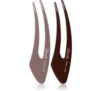 Janeke Hair Clip forcine per capelli Brown 2x13 cm