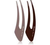 Janeke Hair Clip forcine per capelli Brown 2x15 cm