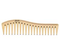 Janeke Gold Line Wavy Comb for Gel Application pettine per capelli per l’applicazione di prodotti in gel 18,5 x 5 cm 1 pz