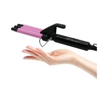 janelove 13mm Piastra Onde per Capelli Corti, Mini Ferro Arricciacapelli in Ceramica per Beach waves, 180°C/210°C, Riscaldamento Rapido 30s, con Oettine e Clip - Rosa