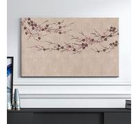 JANEMUA Copertura Del Display TV In Stile Cinese Con Motivo A Fiori Per Interni, Panno Protettivo Universale Per Sole/polvere, Cappuccio Morbido Per Televisione Per Vari Tipi Di TV-E||40-43inch